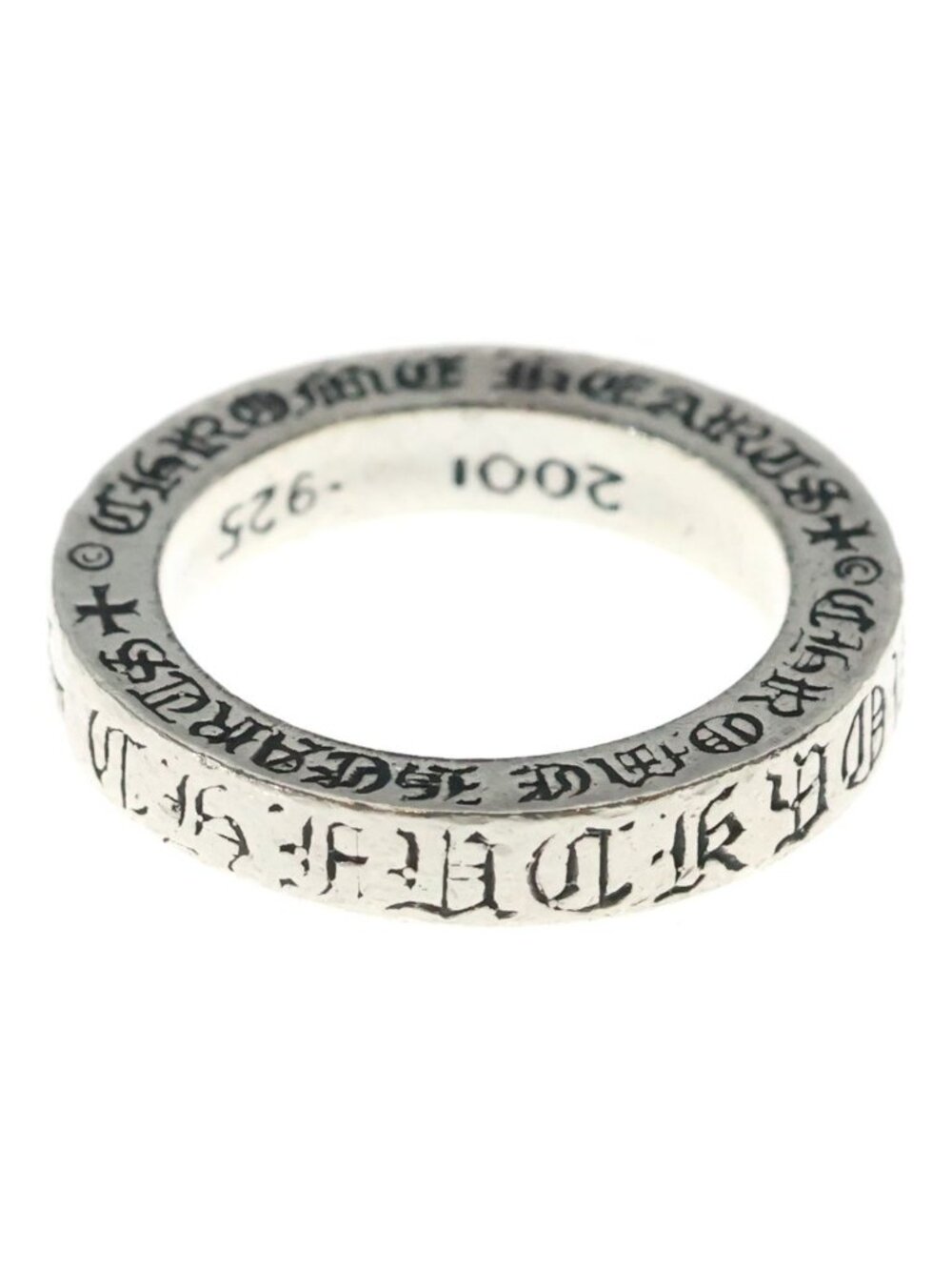 Chrome Hearts Spacer You Ring Silver